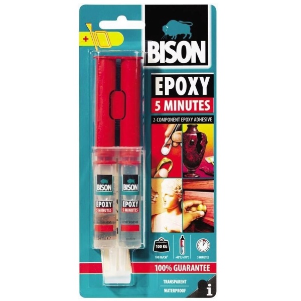 Bison Epoxy Adeziv Bicomponent Rapid 5 Minute 2 X 12ML 400005